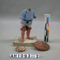 藏品(泥塑轎夫模型)的圖片